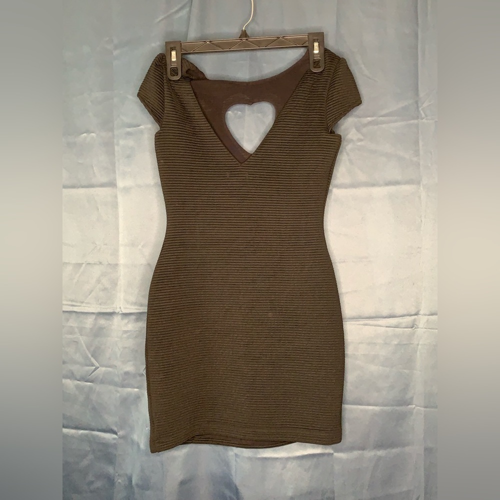 Cute Heart Cut Out Dress - Picture 1 of 2